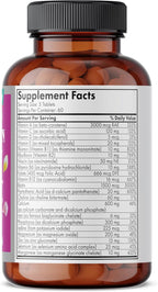 Futurebiotics Hair, Skin & Nails Beauty MultiVitamin with Biotin, Hair Vitamins and Skin Vitamins that Promote Healthy Hair and Nail, 180 Tablets