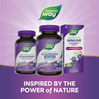 Nature's Way Sambucus Zero Sugar Elderberry Immune Gummies for Kids, Immune Support*, with Vitamin C, Zinc, Black Elderberry Extract, 70 Count (Packaging May Vary)