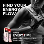 JUNG KWAN JANG Everytime Energy Boost Korean Red Ginseng Extract 1,000mg & Honey - Vegan Ginseng Energy Drink Liquid Stick Supplements - Builds Stamina & Immunity No Caffeine (10 Sticks, 0.34 fl oz)