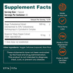 Potent Turkesterone Supplement, 2X Pure (Made in USA - 3rd Party Tested) Most Bioavailable and Natural Test Support Supplement, Supports Energy Lean Muscle Health, Recovery and Stamina, Vegan (60ct)