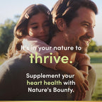 Nature's Bounty CoQ10 100mg for Heart Health Support, Non-GMO Q-Sorb Coenzyme Q-10 Antioxidant Support and Cardiovascular Wellness, Dietary Supplement, Rapid Release Softgels, 45 ct