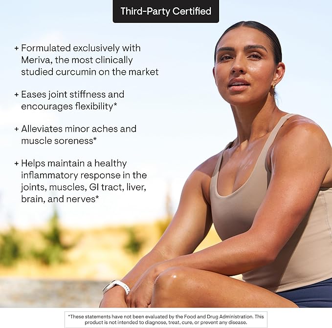 THORNE - Curcumin Phytosome 500 mg (Meriva) - Sustained Release, Clinically Studied - Supports Healthy Inflammatory Response in Joints, Muscles, GI Tract, Liver, Brain & Nerves* - 60 Servings