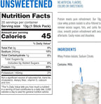 Isopure Clear Protein Stick Pack, Unflavored, 20 Count (Pack of 1)