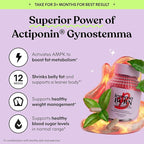 Lemme Burn - Metabolism, Belly Fat Burning + AMPK Activating Supplement for Men & Women w/Clinically Studied Actiponin Gynostemma, Green Tea Extract, Vitamins B6 & B12 - Gluten Free, 60 Count