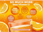 Emergen-C 1000mg Vitamin C Powder for Daily Immune Support Caffeine Free Vitamin C Supplements with Zinc and Manganese, B Vitamins and Electrolytes, Super Orange Flavor - 60 Count/2 Month Supply