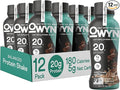 OWYN 100% Vegan Plant-Based Protein Shake, Cold Brew Coffee, 12 Pack, with 20g Plant Protein, Omega-3, Prebiotic supplements, Superfoods Greens Blend, Gluten-Free, Soy-Free, Non-GMO