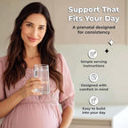 Future Kind Prenatal Vitamin - Pregnancy, Lactation, and Wellness Support with DHA & L-Methylfolate - Folate Supplement for Women with Vitamin D, E, Iron, Omega-3 and Biotin (60 Capsules)