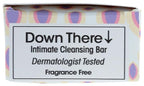 ONE WITH NATURE Down There Fragrance Free Intimate Cleansing Soap Bar, 3.5 OZ