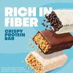 Quest Nutrition Crispy Variety Pack Protein Bars, Protein Rich, Low Sugar, Gluten Free, 12 Count
