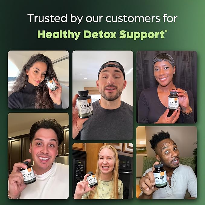 Sandhu's Liver Cleanse Detox & Repair Support Capsules with Milk Thistle & Dandelion Root | Herbal Supplement Pills for Liver Health | for Men & Women | Made in USA | Viral on Tiktok | 140 Count