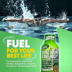 Vitamin Energy Focus+ Extra Strength Energy Shot Grape 12 Pack, 260mg Natural Caffeine, B-Vitamins, CoQ10, Amino Acids, Focus, Productivity & Clarity, Zero Sugar, Gluten-Free, 1.93 fl oz