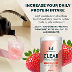 Myprotein Clear Whey Isolate Protein Powder, 20 Servings (1.1lbs) Strawberry, 20g Protein per Serving, Naturally Flavored Drink Mix, Daily Protein Intake for Superior Performance