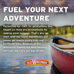 Old Wisconsin Beef Sausage Snack Sticks, Naturally Smoked, Ready to Eat, High Protein, Low Carb, Keto, Gluten Free, 26 Ounce Resealable Package (Pack of 2)