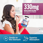 Force Factor Ultimate Magnesium Supplement, 330mg Magnesium Glycinate & Magnesium Citrate, Like Magnesium Gummies, Support Calm, Relaxation, Vegan & Gluten Free, Mixed Berry Flavor, 60 Soft Chews