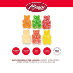 Albanese Candy, Sour Assorted Fruit Gummi Bears, 4.5-pound Bag