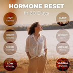 Her Bodhi Meno- Menopause Hormonal Balance for Women, Estrogen Soy Isoflavones Menopause Supplement for Women, Ashwagandha, Black Cohosh Hot Flashes Menopause Relief, Night Sweats Relief 120Caps