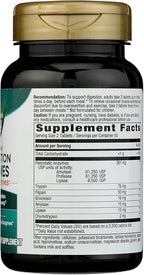 Nature's Way Mega-Zyme, Pancreatic & Systemic Enzymes*, Relieves Occasional Muscle Soreness Due to Overexertion and Exercise,* Digestive Support*, 100 Tablets (Packaging May Vary)