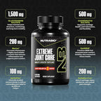 NutraBio Extreme Joint Care - Joint Support Supplement - Joint Health Supplement, Supports Joints, Mobility, and Cartilage - 120 Capsules
