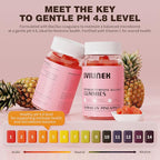 Feminine Balance Gummies, Premium Women's Supplement for PH & Immune Support, Vegan Gluten-Free - Hawaiian Pineapple, 60 Gummies (30 Servings) - BPA-Free Bottle