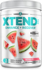 Scivation XTEND EAA + BCAA Powder | Muscle Recovery & Lean Muscle Growth | 9 Essential Amino Acids for Intra Workout or Post Workout Recovery | 10g EAAs Per 2 Servings | Watermelon 40 Servings