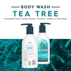 JASON Tea Tree Purifying Body Wash, For a Gentle Feeling Clean, 30 Fluid Ounces