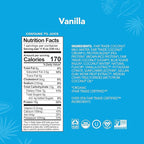 ALOHA Organic Plant-Based Protein Drink – Vanilla Flavor | GLP-1 Friendly with 18g Protein, 5g Sugar, 3g Fiber | Made w/Creamy Coconut Milk, No Stevia | Vegan, Non-GMO, Gluten-Free, 11oz (12 Pack)