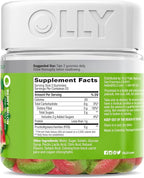 OLLY Fiber Gummy Rings, 5g Prebiotic Fiber, FOS (Fructo-oligosaccharides), Digestive Support, Berry Melon 50ct (Pack of 2)