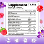 Saffron Gummies for Adults & Kids, Saffron Supplements with 88.5mg Saffron Extract, Ashwagandha, L-Theanine for Relaxation, Focus and Mood Support, Sugar Free, 60 Count
