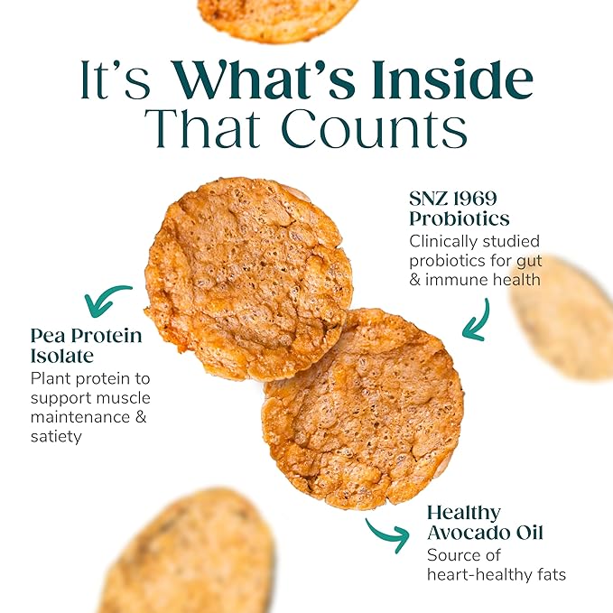 Wonderslim Protein Chips with Probiotics, Sour Cream & Onion | 12g Plant Protein, 170 Cal | High Protein Chips, Vegan, Gluten Free, Non-GMO | Made with Avocado Oil, No Seed Oils | 12 Pack