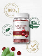 Carlyle Tart Cherry Gummies | 70 Count | Fruit Extract Supplement | Vegan, Non-GMO, and Gluten Free Formula