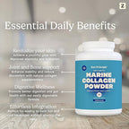 Zen Principle Marine Collagen Peptides Powder 3 lb. Wild-Caught Fish, Non-GMO. Supports Healthy Skin, Hair, Joints and Bones.Hydrolyzed Types I, II, III, and IV Protein. Amino Acids. Easy to Mix.