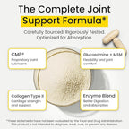 Flexcin Joint Health & Mobility Formula with CM8 (Cetyl Myristoleate) - Joint Supplements for Men and Women with Glucosamine, MSM, Collagen Type II - 90 Capsules