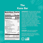 ALOHA Organic Plant Based Protein Bars | The Kona Bar - Special Edition | 6 Count, 1.98oz Bars | Vegan, Low Sugar, Gluten Free, Paleo, Low Carb, Non-GMO, Stevia Free, Soy Free, No Erythritol