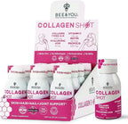 Bee and You Collagen Liquid Shot Drink with Vitamin C, Propolis Extract, Hyaluronic Acid, Biotin, Promotes Skin, Hair, Nail and Joint Health, 1.69 fl. Oz x 12 Pack