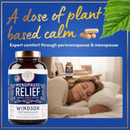 Menopause Supplements for Women - 5-HTP, Dong Quai, Black Cohosh for Menopause Hot Flashes, Night Sweats Relief Support - Womens Pre Meno Premenopausal Perimenopause Supplement - 90 Caps