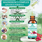 Cortisol Detox for Women & Men w. Super Calm 16-in-1 Magnesium, Theanine, Ashwagandha, St Johns Wort, Lemon Balm, Cortisol Wellness Liquid Drops for Balanced Cortisol, Harmone Balanced & Relaxation
