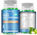 60-IN-1 Liposomal 120+ Nutrients Men's Multivitamin Gummy 4500MG+ Overall,300Billion Probiotics, Algal DHA, CoQ10, Turmeric & Herbal Blends,for Immune, Energy, Prostate, Heart, and Digestive Wellness