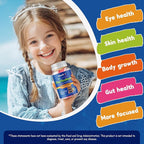Zinc for Kids Supplements, Zinc Picolinate 30mg Gummies with Copper, High Absorption Form, with Selenium, Elderberry, for Kids Teens Growth, Skin & Immune Health, Sugar Free, 60 Gummies