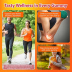 Vitamin D3 K2 Gummies with Calcium, 2000 IU D3 & 200 mcg K2 & 200 mg Calcium, Sugar Free Vitamins Supplement Supports Healthy Bone, 120 Count