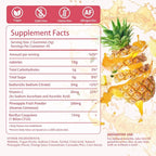 Pineapple Gummies for Women pH - Feminine Balance Gummies for Flora and Vaginal Health + Vitamin C for Immune Support, Probiotics Women's pH Balance Gummy Nutrition Vegan Friendly, 90 Counts