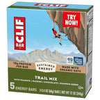 CLIF BAR - Energy Protein Bars - Trail Mix - Made with Organic Oats - Energy Bars - Non-GMO - (10 Pack)