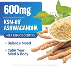 Force Factor Amazing Ashwa Complete Calm Support, KSM-66 Ashwagandha, Like Ashwangandha Gummies to Promote Calm & Relaxation with Magnesium & L-Theanine, Blueberry Pomegranate, 180 Soft Chews, 3-Pack