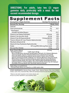Nature's Truth Super Greens Gummies | 60 Count | Vegan, Non-GMO & Gluten Free | Made with Real Greens | Apple Flavor
