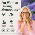 HERBAMAMA Vitex Berry Capsules – Natural Menopause Supplements* for Women – 1000mg Vitex Chasteberry Fruit per Serving for Menopause Support* – Vegan, Non-GMO – 50-Day Supply