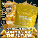 Creatine Gummies 5000mg, 30 Servings Creatine Monohydrate Gummies - Third-Party Tested Creatine for Women, Pineapple Flavor Creatine for Men, Muscle Growth, Strength, and Recovery - Pack of 1