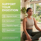 Clean Nutraceuticals Slippery Elm Psyllium Husk Pre Probiotic Digestive Gut Health Supplement with Aloe Vera Cascara Sagrada Marshmallow Root DGL Licorice Senna Extract
