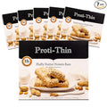 Proti-Thin Fluffy Nutter Protein Bar, 15g Protein, Low Carb Diet Bar, High Fiber Snack Bar, KETO Friendly, Ideal Protein Compatible, Gluten Free, 7 Count Box (6 Boxes - Save 10%)