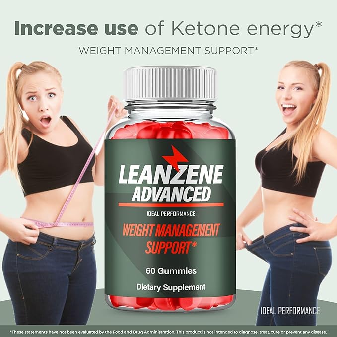 IDEAL PERFORMANCE Leanzene Gummies, Lean Zene Gummy Reviews (2 Pack)