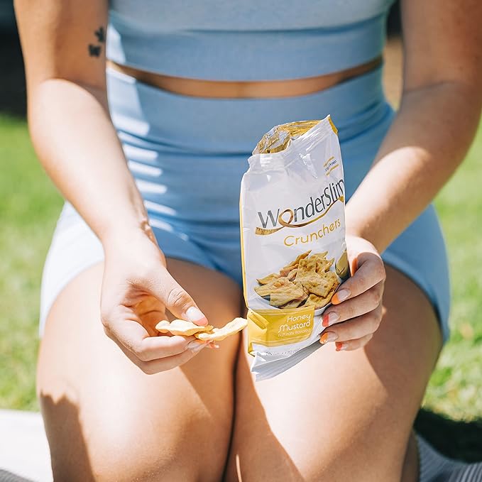 WonderSlim Protein Snack Chips, Honey Mustard, Low Fat & Gluten Free (10ct)