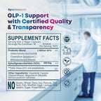 GLP-1 Support Weight Loss Probiotic Supplement - Women Men Natural Appetite Suppressant Metabolism Booster Healthy Gut Support - GLP1 Support for Hunger Control Curb Cravings & Fat Burn